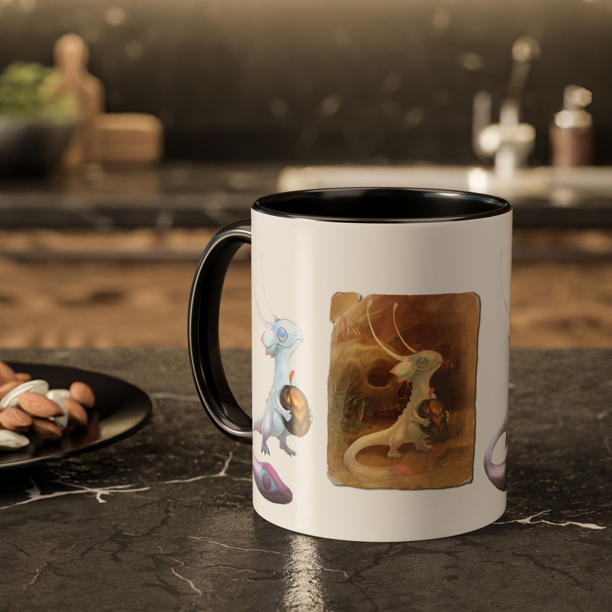 "The Ivory Gekk" - Ruin Steampunk Mug by Brandon Ellis