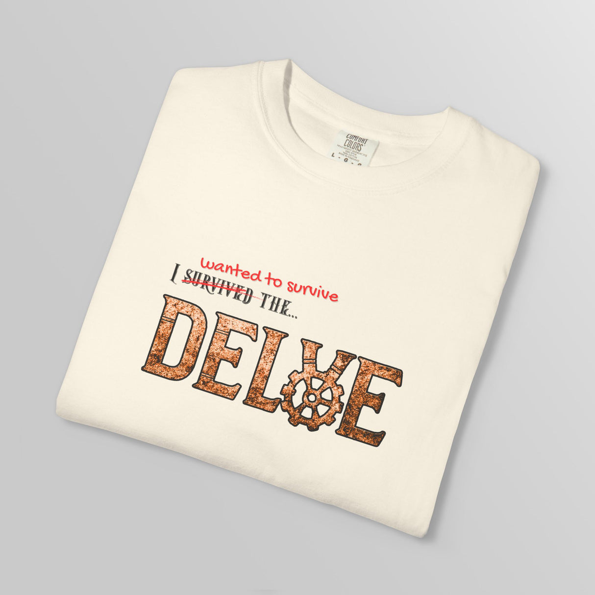"I (Wanted To Survive) The Delve" - Ruin Steampunk Unisex T-Shirt by Brandon Ellis