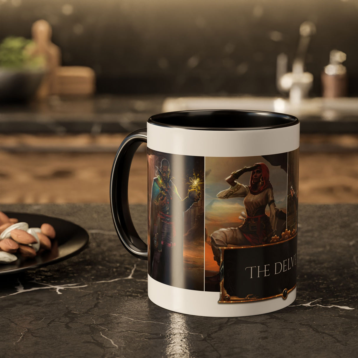 "The Delvers" - Ruin Steampunk Mug by Brandon Ellis