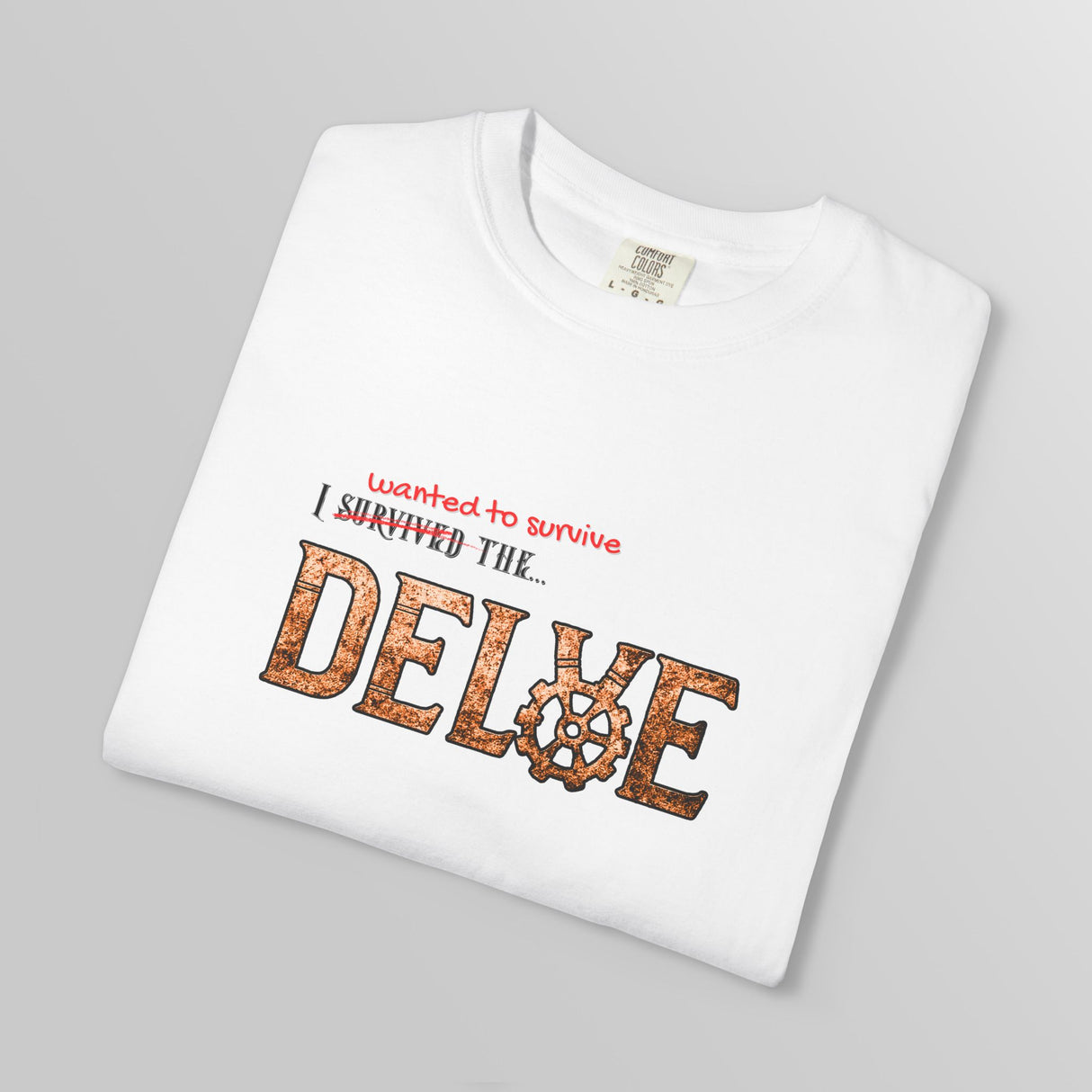 "I (Wanted To Survive) The Delve" - Ruin Steampunk Unisex T-Shirt by Brandon Ellis