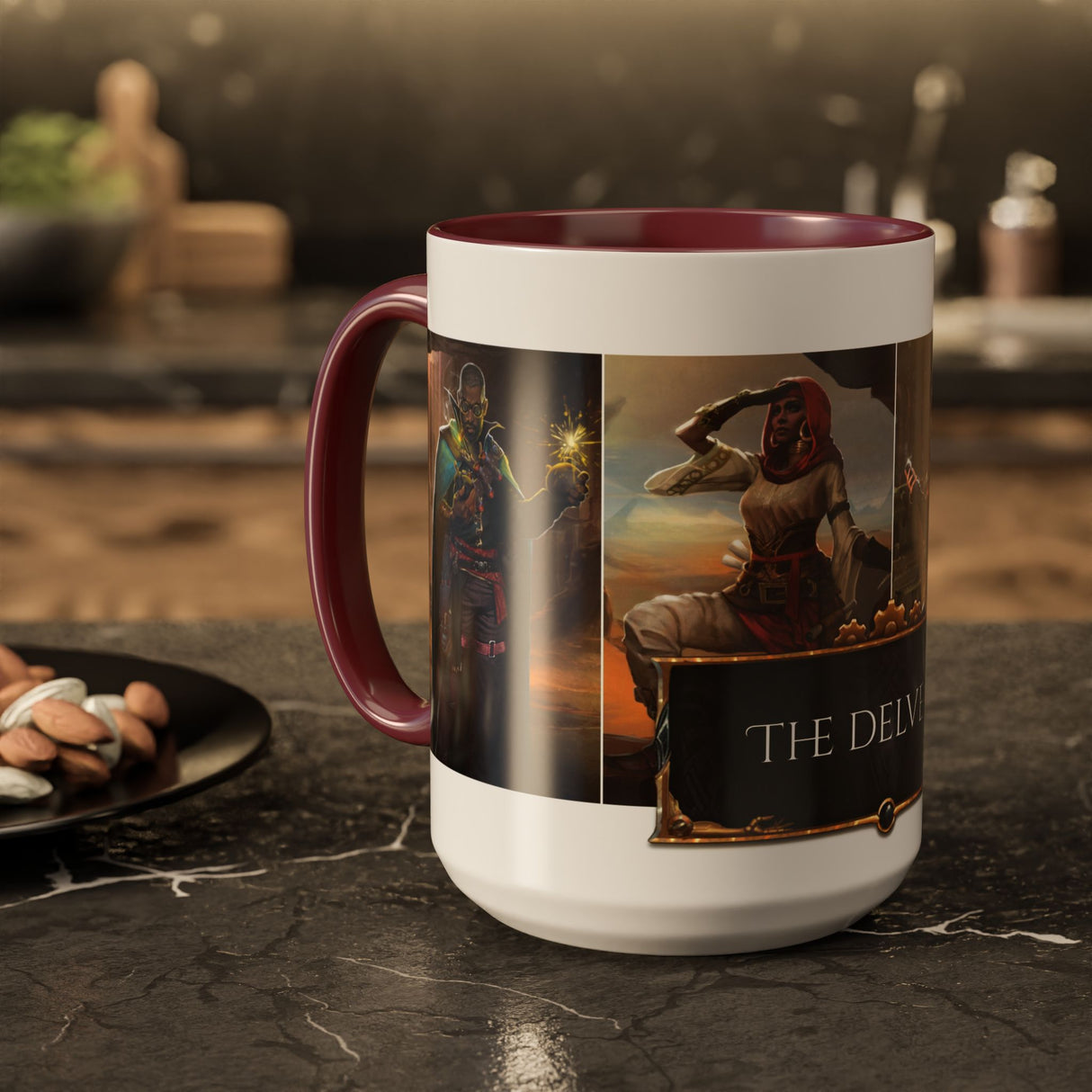"The Delvers" - Ruin Steampunk Mug by Brandon Ellis