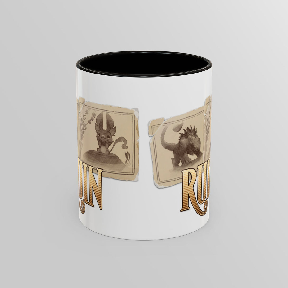 "The Ruin Bestiary" - Ruin Steampunk Mug by Brandon Ellis