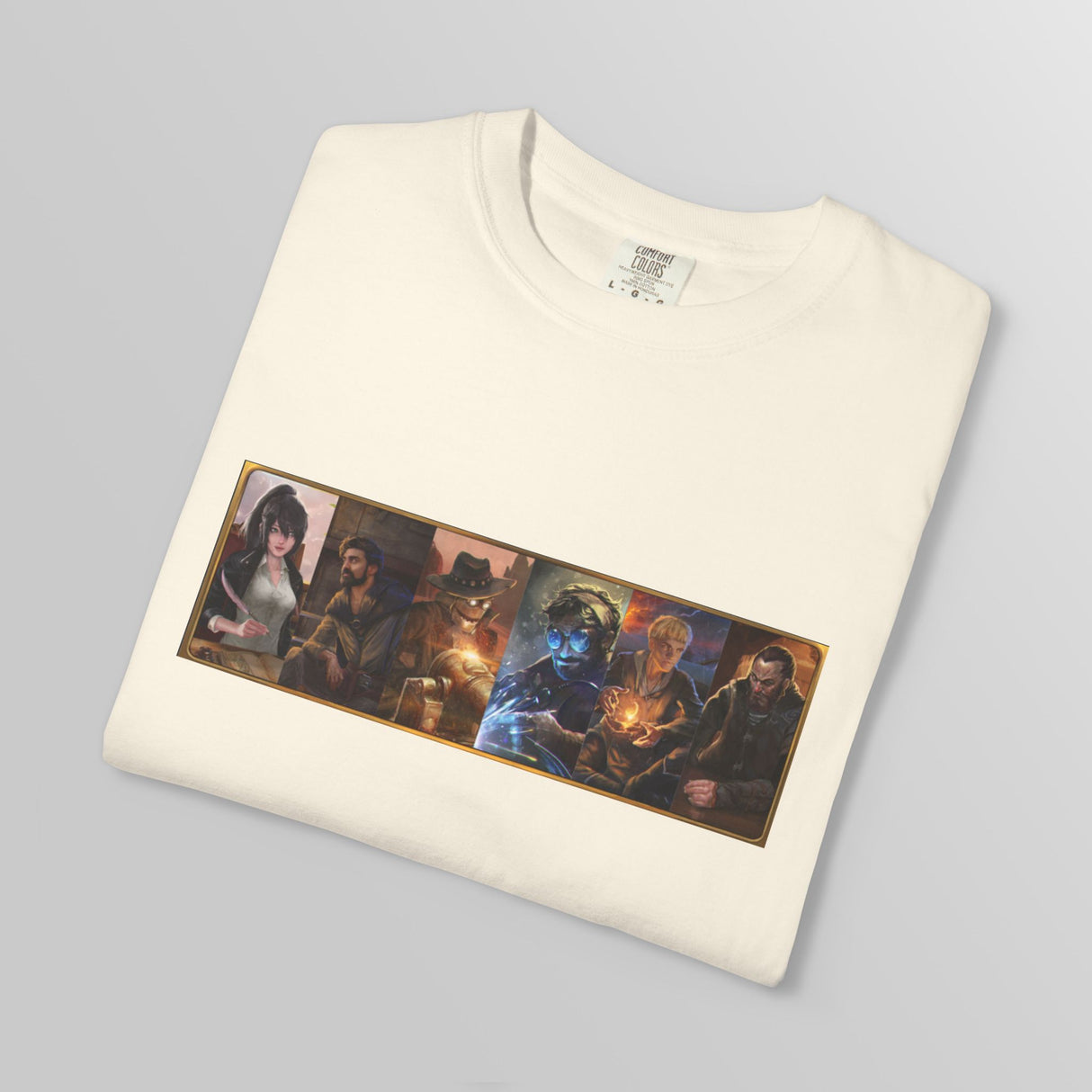 "The Characters of Ruin" - Ruin Steampunk Unisex T-Shirt by Brandon Ellis