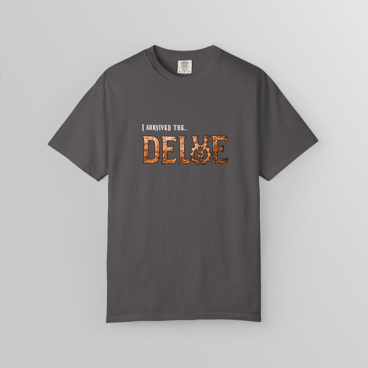 "I Survived The Delve" - Ruin Steampunk Unisex T-Shirt by Brandon Ellis