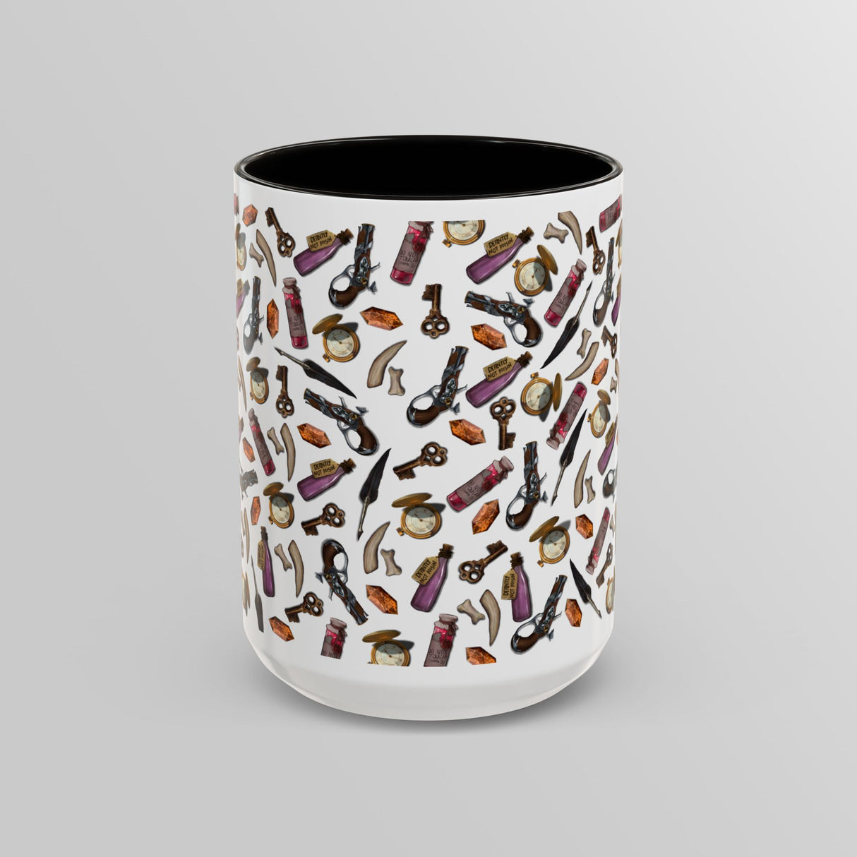 "Clutter from the Workbench" - Ruin Steampunk Mug by Brandon Ellis