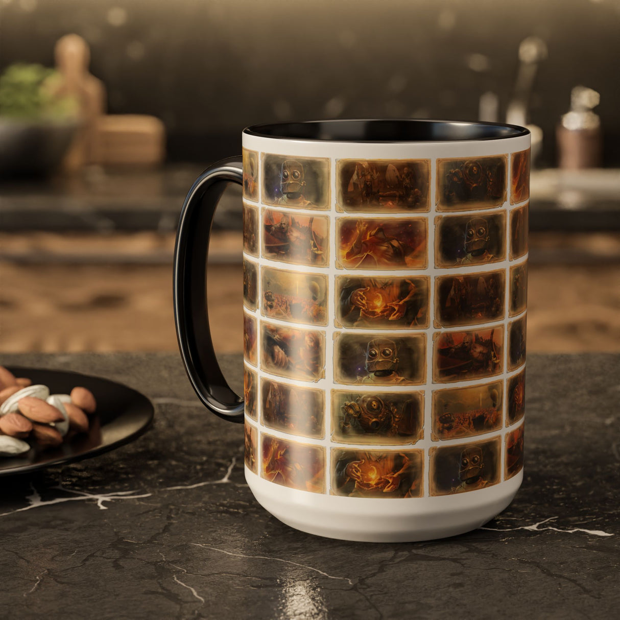 "The Collector's Seal Wrap" - Ruin Steampunk Mug by Brandon Ellis