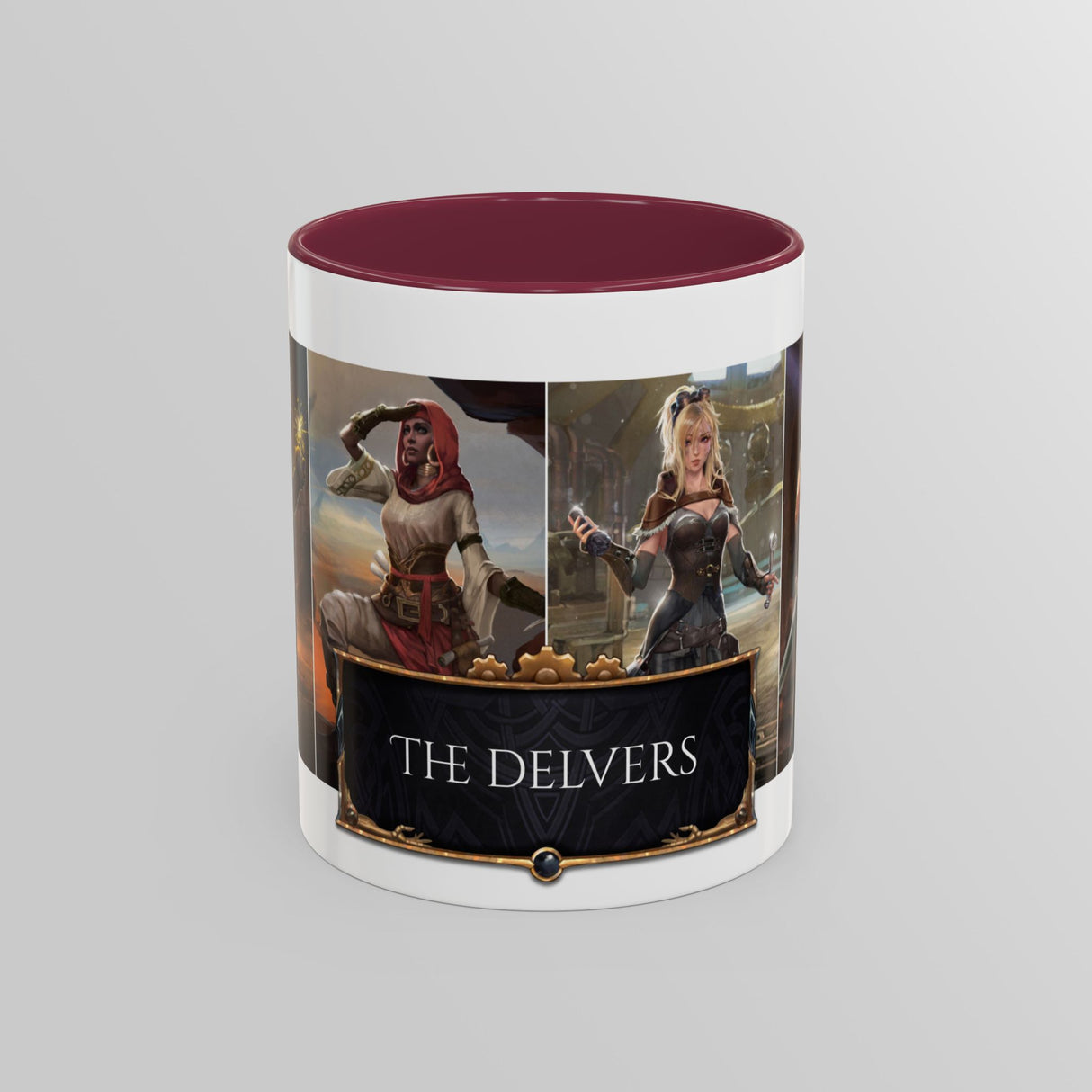 "The Delvers" - Ruin Steampunk Mug by Brandon Ellis