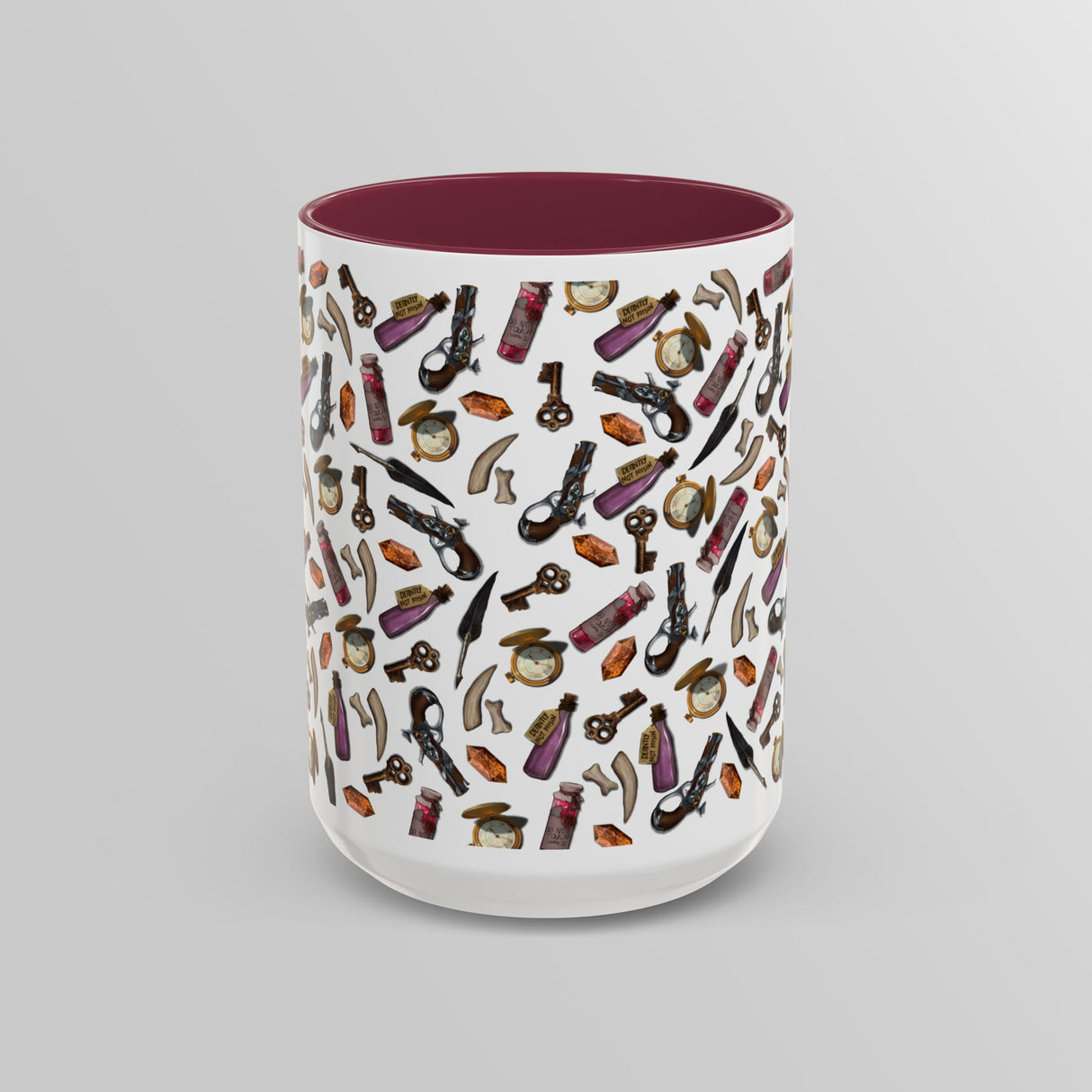 "Clutter from the Workbench" - Ruin Steampunk Mug by Brandon Ellis