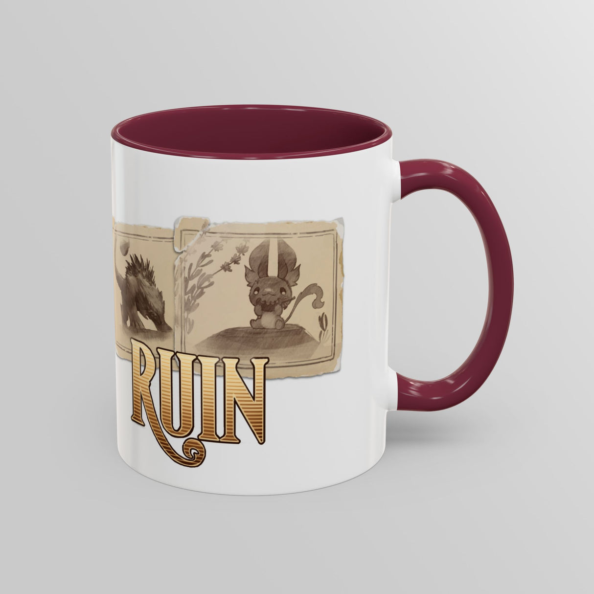 "The Ruin Bestiary" - Ruin Steampunk Mug by Brandon Ellis