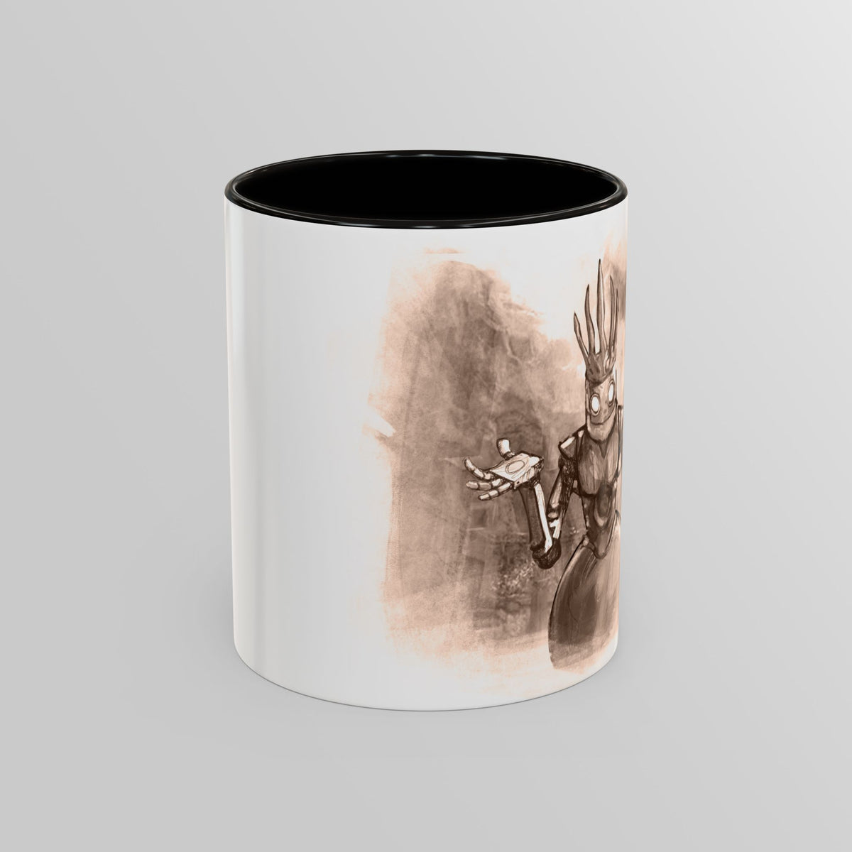 "The Clockwork King" - Ruin Steampunk Mug by Brandon Ellis