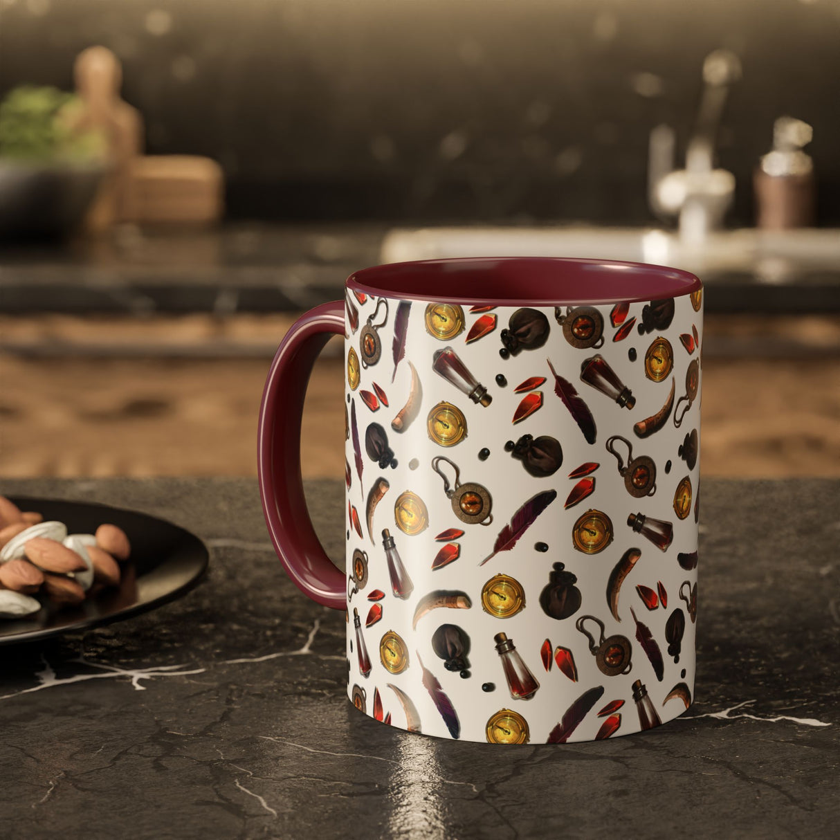 "More Clutter from the Workbench" - Ruin Steampunk Mug by Brandon Ellis