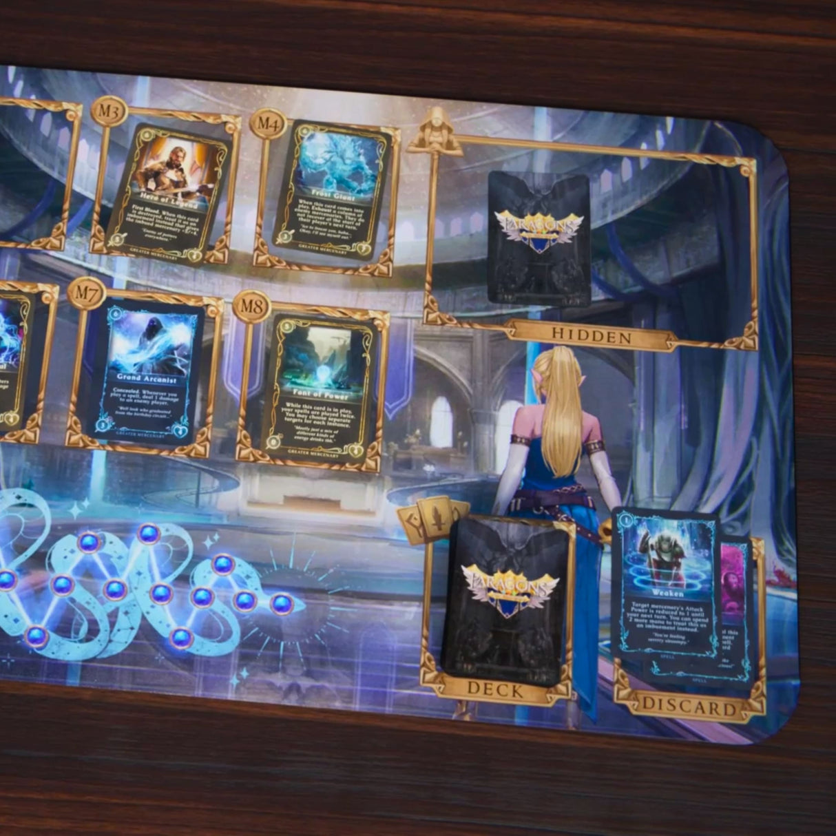 Mage Neoprene Player Mat – Paragons: Age of Champions