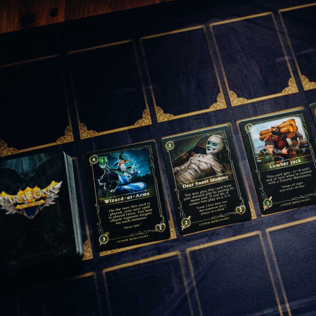 Neutral Mercenary Neoprene Drafting Mat – Paragons: Age of Champions