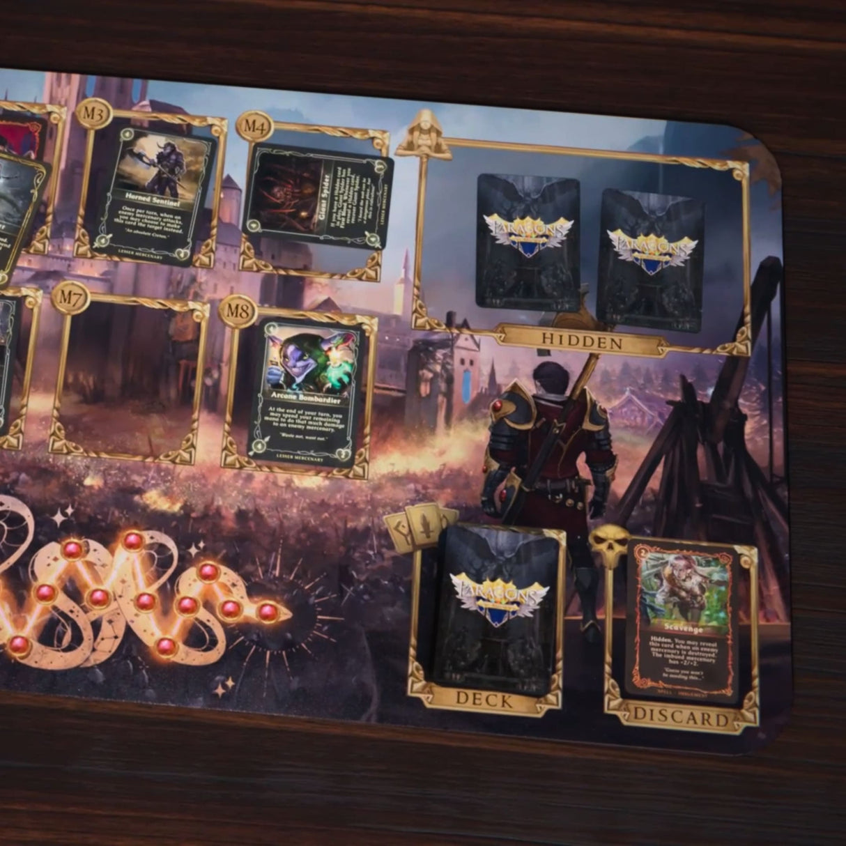 Warrior Neoprene Player Mat – Paragons: Age of Champions