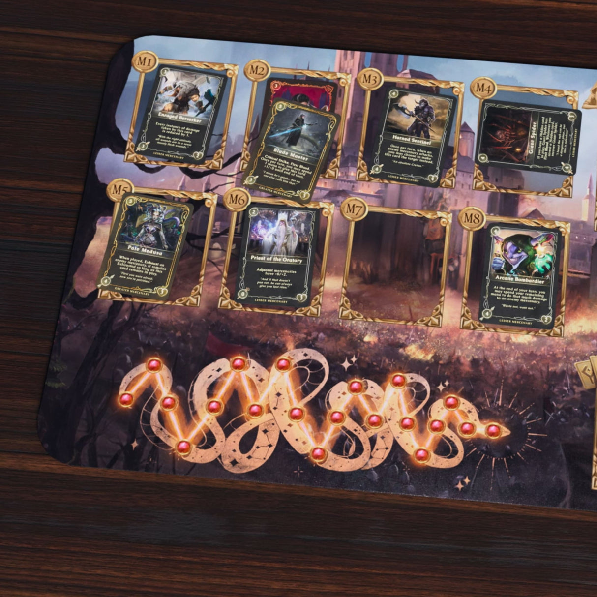 Warrior Neoprene Player Mat – Paragons: Age of Champions