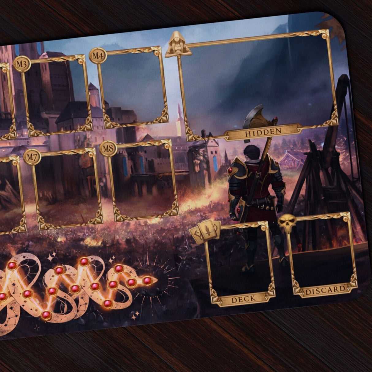 Warrior Neoprene Player Mat – Paragons: Age of Champions