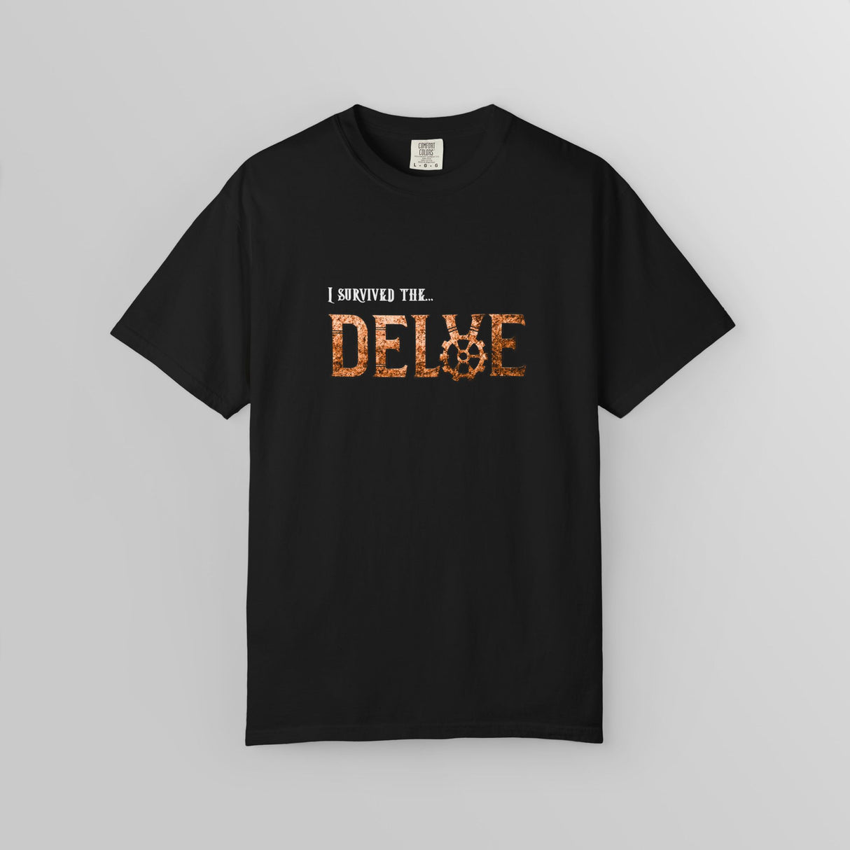 "I Survived The Delve" - Ruin Steampunk Unisex T-Shirt by Brandon Ellis