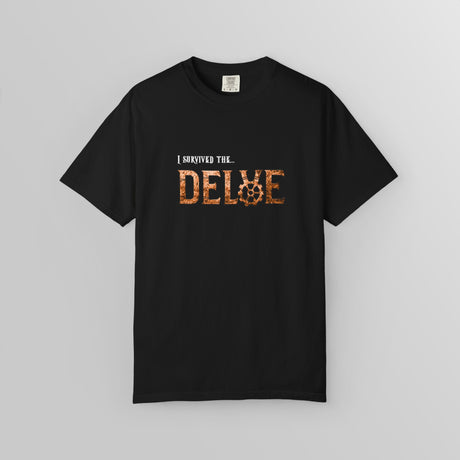 "I Survived The Delve" - Ruin Steampunk Unisex T-Shirt by Brandon Ellis
