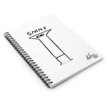 "Sninf" Illustrated White Lined Spiral Notebook - Lil' Fellas by Ben Mills
