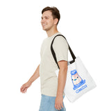 "I'm Not Salty" Cheeky Salt Shaker White Tote Bag - Floofles by Brandon Ellis