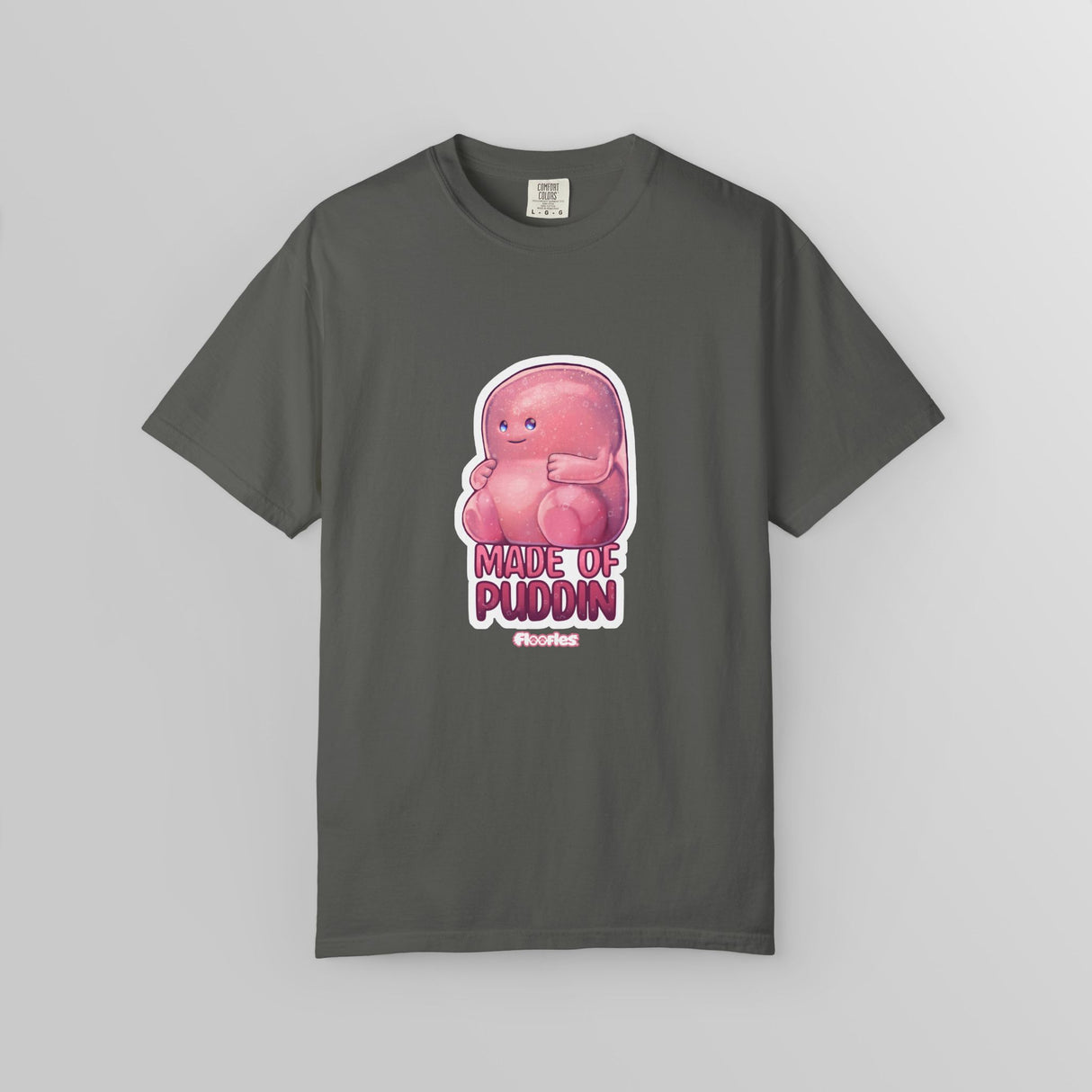 "Made Of Puddin'" Illustrated Cute Unisex T-Shirt - Floofles by Brandon Ellis