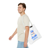 "I'm Not Salty" Cheeky Salt Shaker White Tote Bag - Floofles by Brandon Ellis