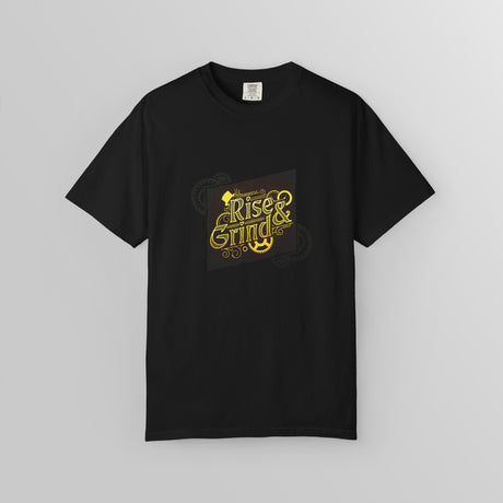 "Rise & Grind" - Ruin Steampunk Unisex T-Shirt by Brandon Ellis