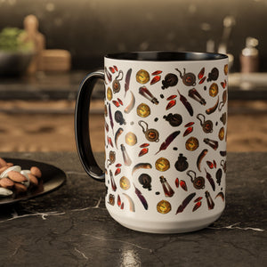 "More Clutter from the Workbench" - Ruin Steampunk Mug by Brandon Ellis