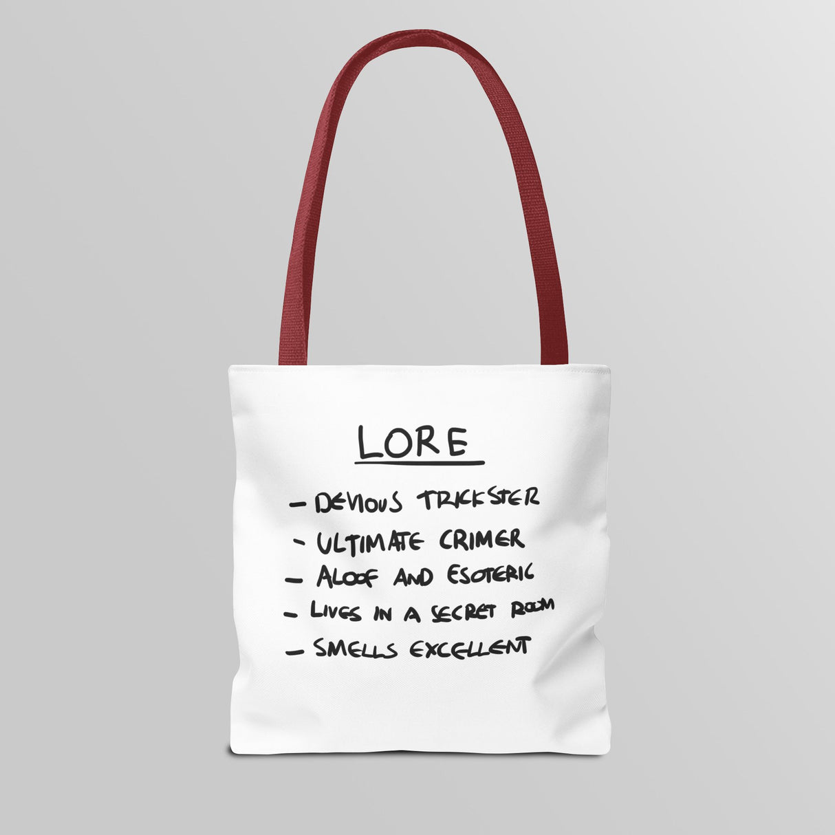 "Slambo" Illustrated White Tote Bag - Lil' Fellas by Ben Mills