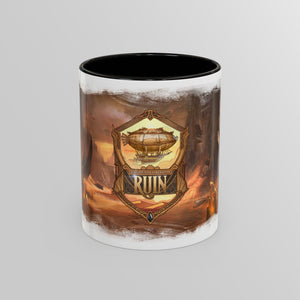 "Dune Watch Emblem Mug" - Ruin Steampunk Mug by Brandon Ellis
