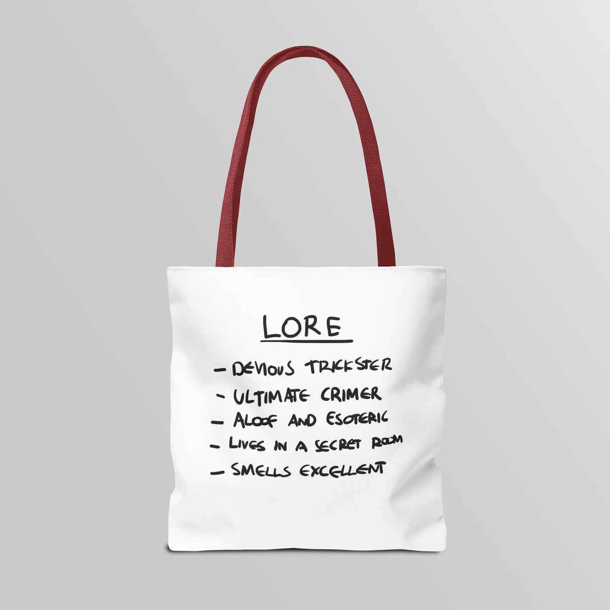 "Slambo" Illustrated White Tote Bag - Lil' Fellas by Ben Mills