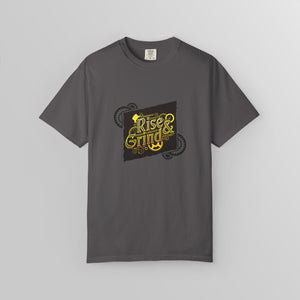 "Rise & Grind" - Ruin Steampunk Unisex T-Shirt by Brandon Ellis