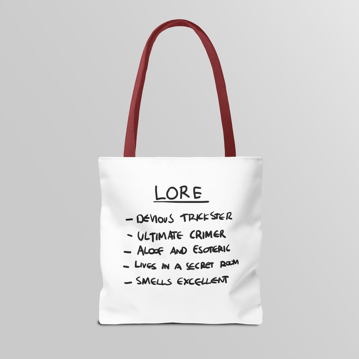 "Slambo" Illustrated White Tote Bag - Lil' Fellas by Ben Mills