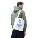 "I'm Not Salty" Cheeky Salt Shaker White Tote Bag - Floofles by Brandon Ellis