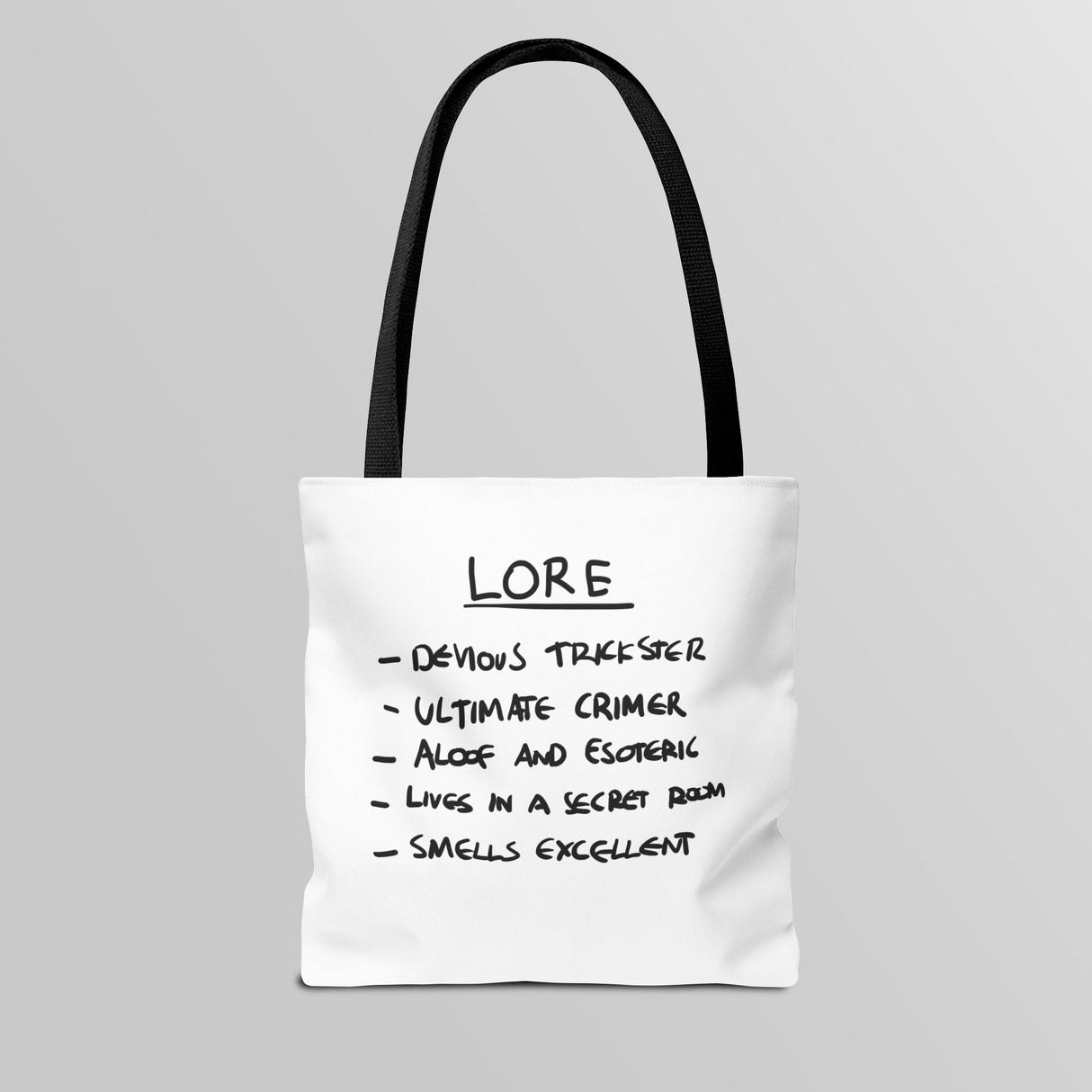 "Slambo" Illustrated White Tote Bag - Lil' Fellas by Ben Mills