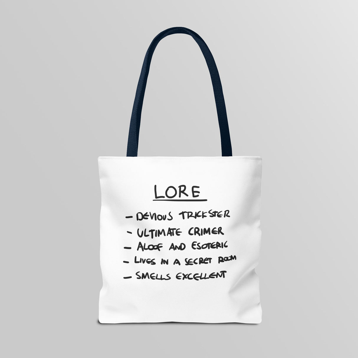 "Slambo" Illustrated White Tote Bag - Lil' Fellas by Ben Mills