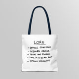 "Slambo" Illustrated White Tote Bag - Lil' Fellas by Ben Mills