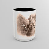 "The Clockwork King" - Ruin Steampunk Mug by Brandon Ellis