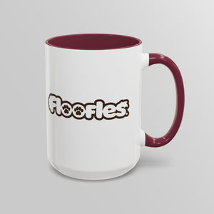 “Pathetic” Judgy Owl Maroon Accent Mug – Floofles by Brandon Ellis