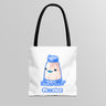 "I'm Not Salty" Cheeky Salt Shaker White Tote Bag - Floofles by Brandon Ellis