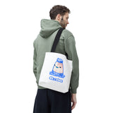 "I'm Not Salty" Cheeky Salt Shaker White Tote Bag - Floofles by Brandon Ellis
