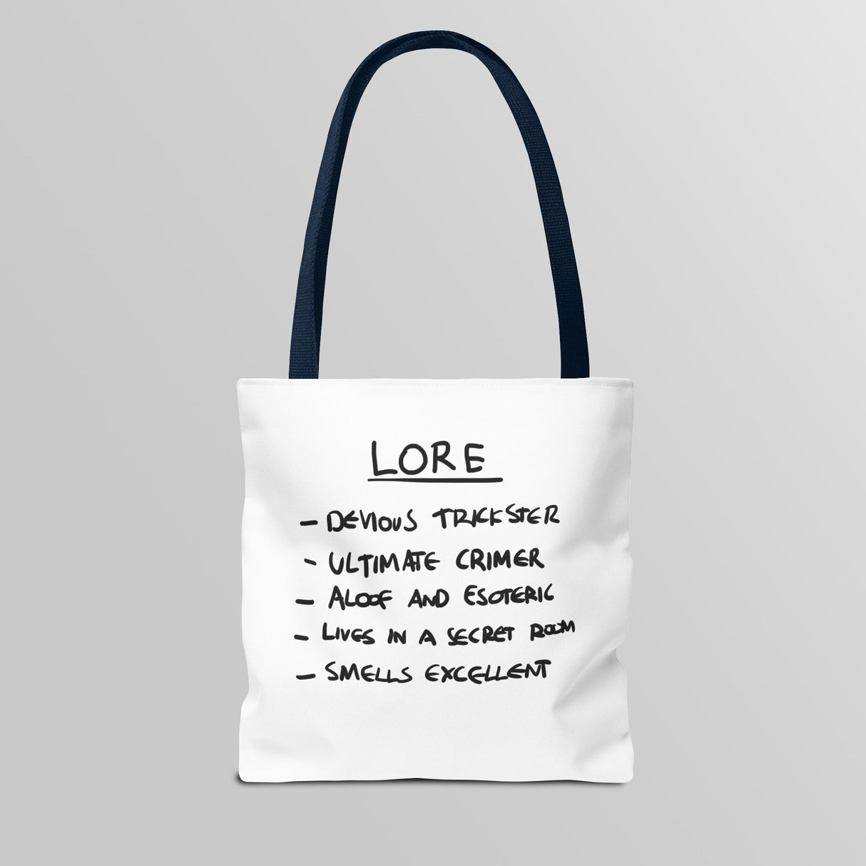 "Slambo" Illustrated White Tote Bag - Lil' Fellas by Ben Mills