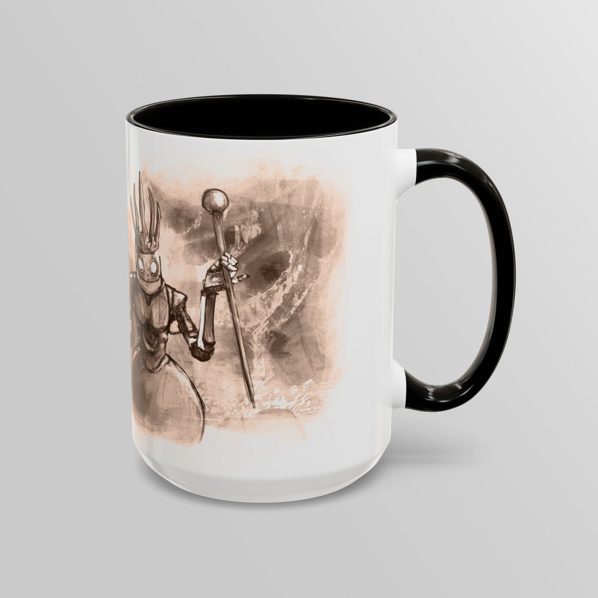 "The Clockwork King" - Ruin Steampunk Mug by Brandon Ellis
