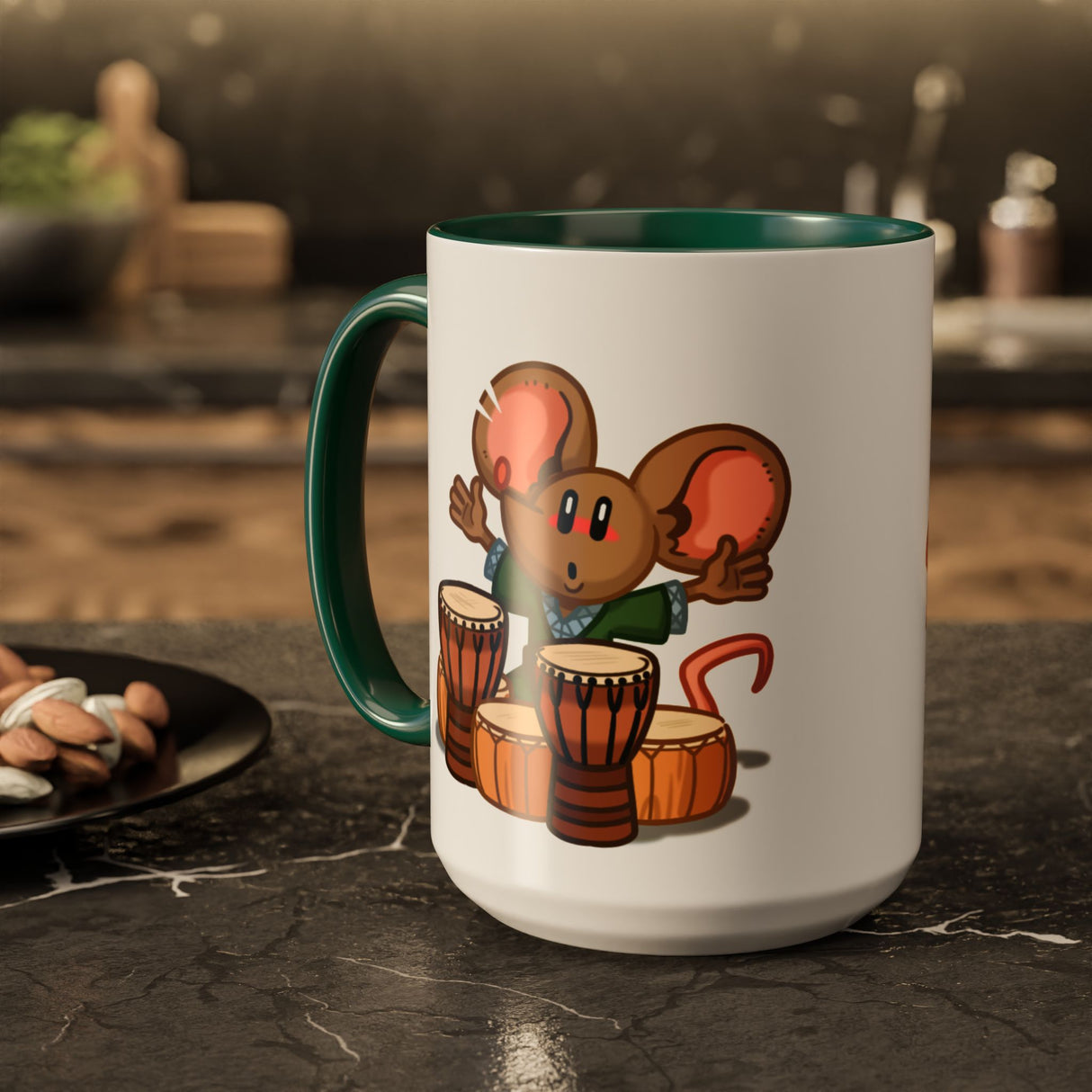"Anyone for Bongo?" – A Grasslands Mug by Kevin Hinkle