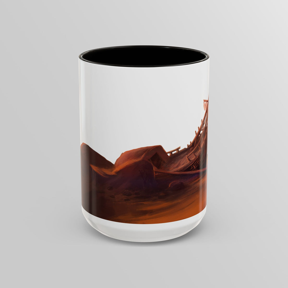 "Jim's Humble Beginnings" - Ruin Steampunk Mug by Brandon Ellis