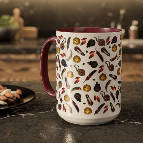 "More Clutter from the Workbench" - Ruin Steampunk Mug by Brandon Ellis