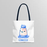"I'm Not Salty" Cheeky Salt Shaker White Tote Bag - Floofles by Brandon Ellis