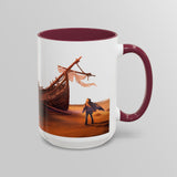 "Jim's Humble Beginnings" - Ruin Steampunk Mug by Brandon Ellis
