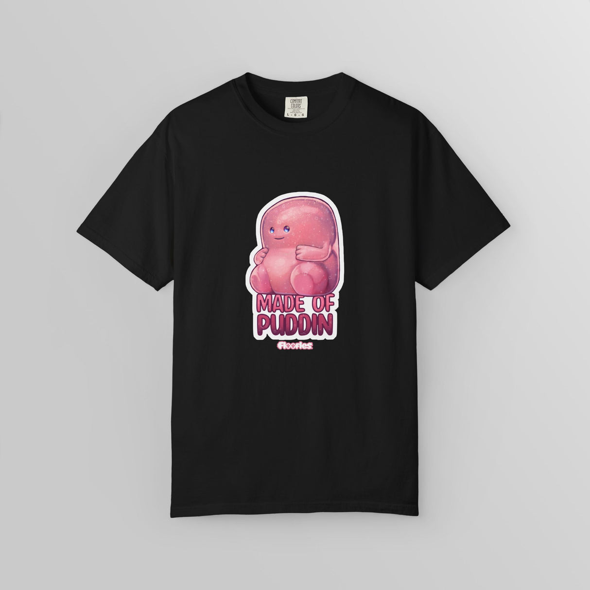 "Made Of Puddin'" Illustrated Cute Unisex T-Shirt - Floofles by Brandon Ellis