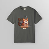 "Loading" Illustrated Ditzy Corgi Unisex T-Shirt - Floofles by Brandon Ellis